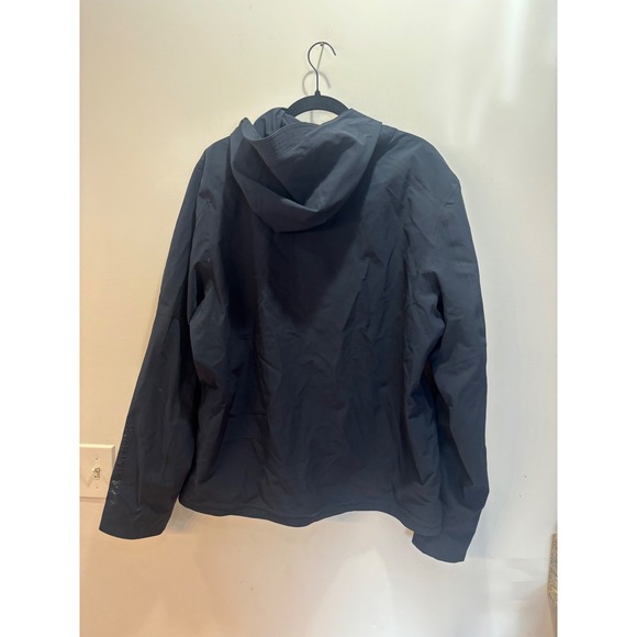 Gymshark Mens Hooded Jacket Black XL Full Zip Athletic Outerwear - Picture 2 of 9